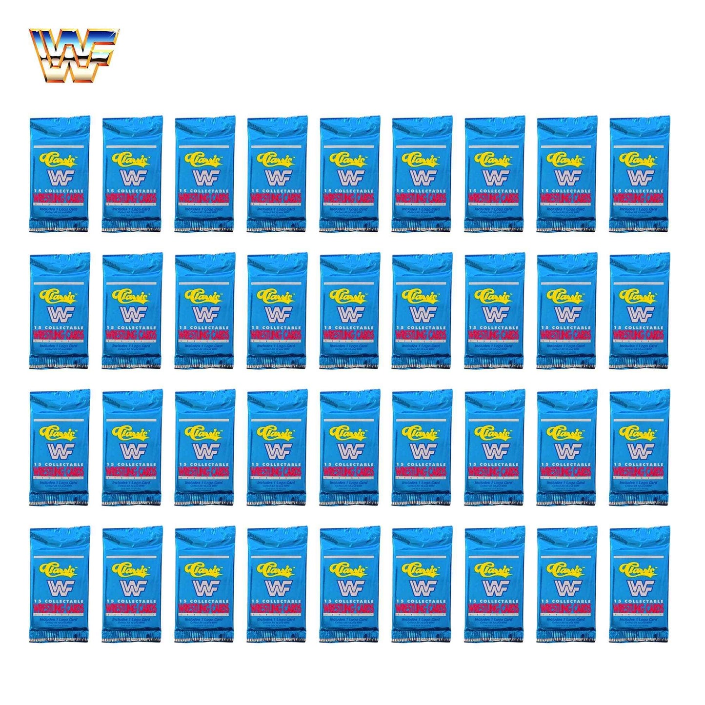 WWF 1990 Classic Series 1 Wrestling Single Pack | 15 Cards