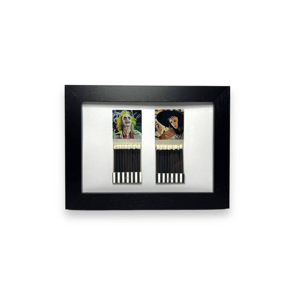 Beetlejuice and Lydia Framed 