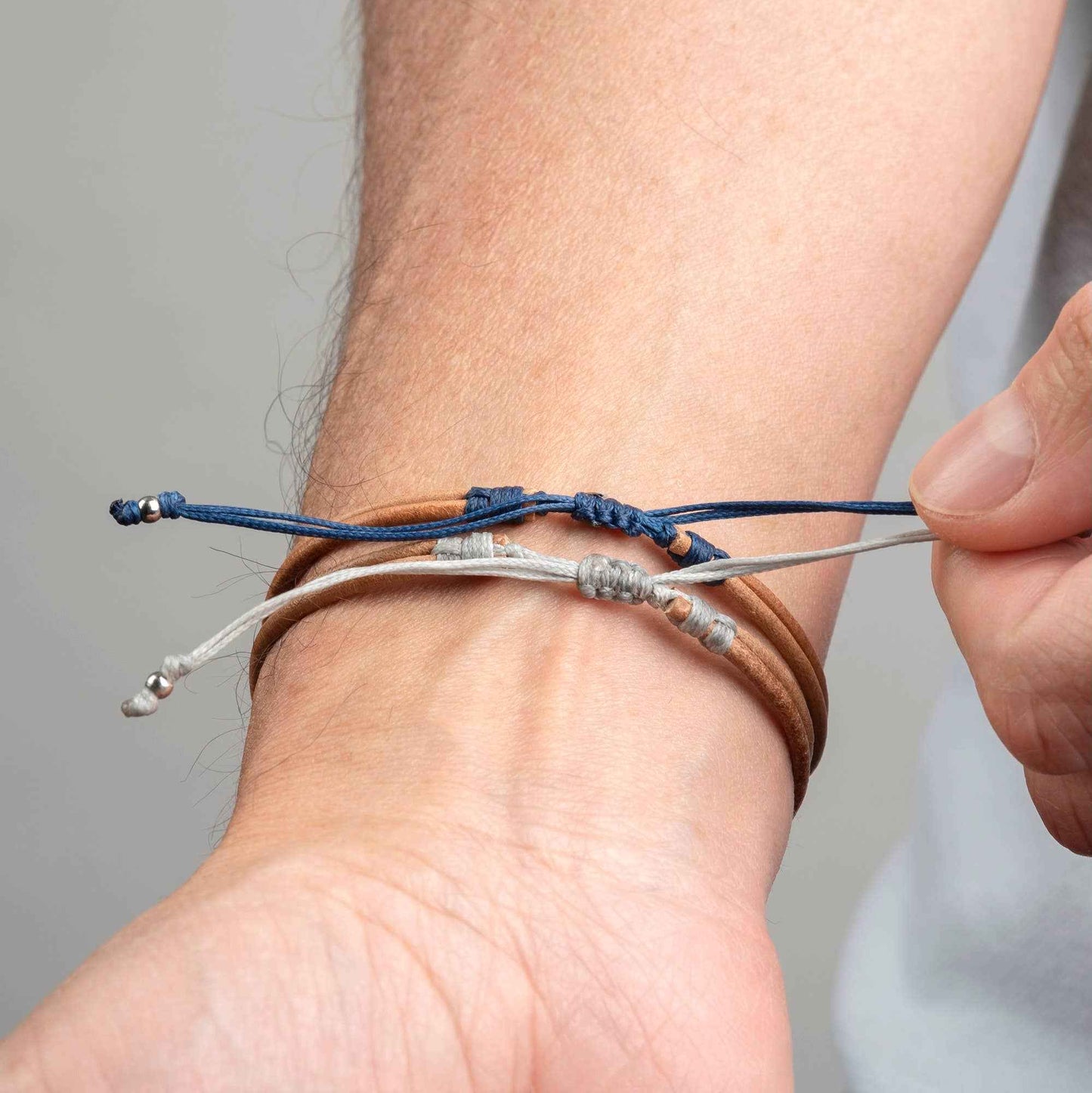 Men's Knot Bracelet | Leather Bracelet | Adjustable Bracelet