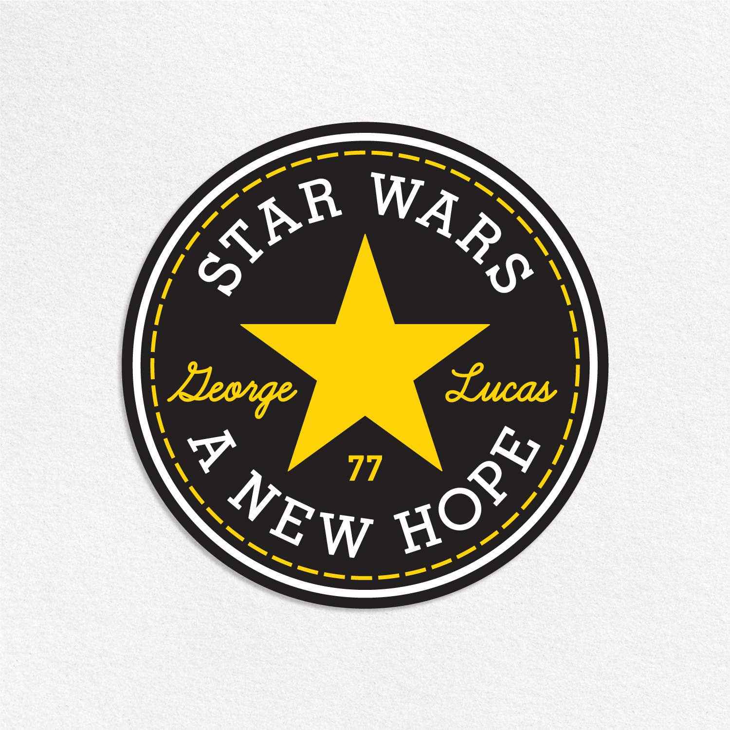 George Lucas All Star Sticker