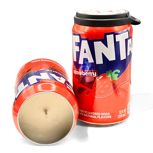 Fanta Strawberry Can Candle