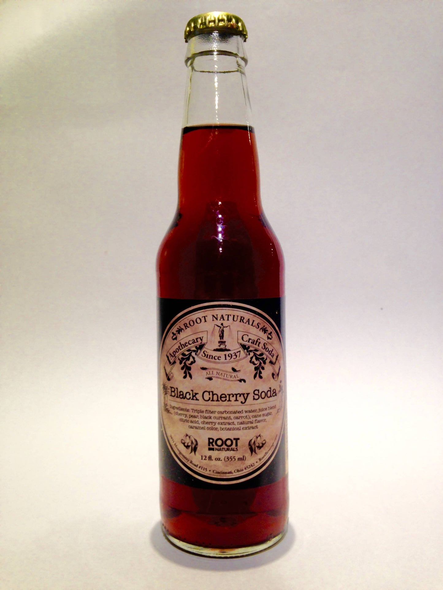 All Natural Apothecary Black Cherry Soda,