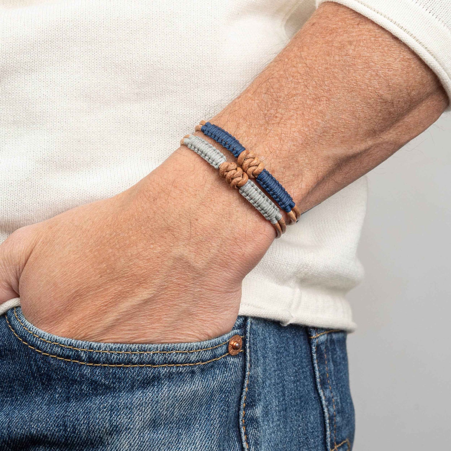 Men's Knot Bracelet | Leather Bracelet | Adjustable Bracelet