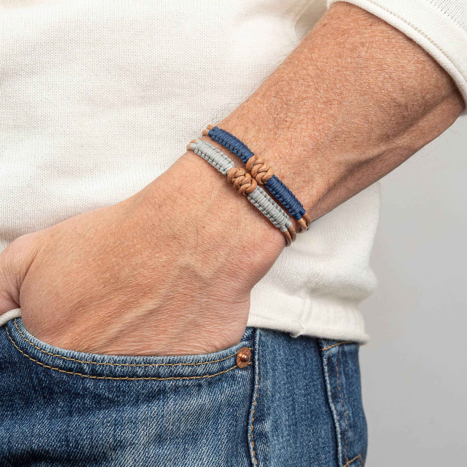 Men's Knot Bracelet | Leather Bracelet | Adjustable Bracelet