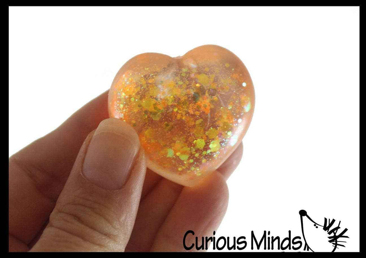 1 Small 1.5" Heart Sugar Ball -Thick Glue/Gel Syrup Molasses