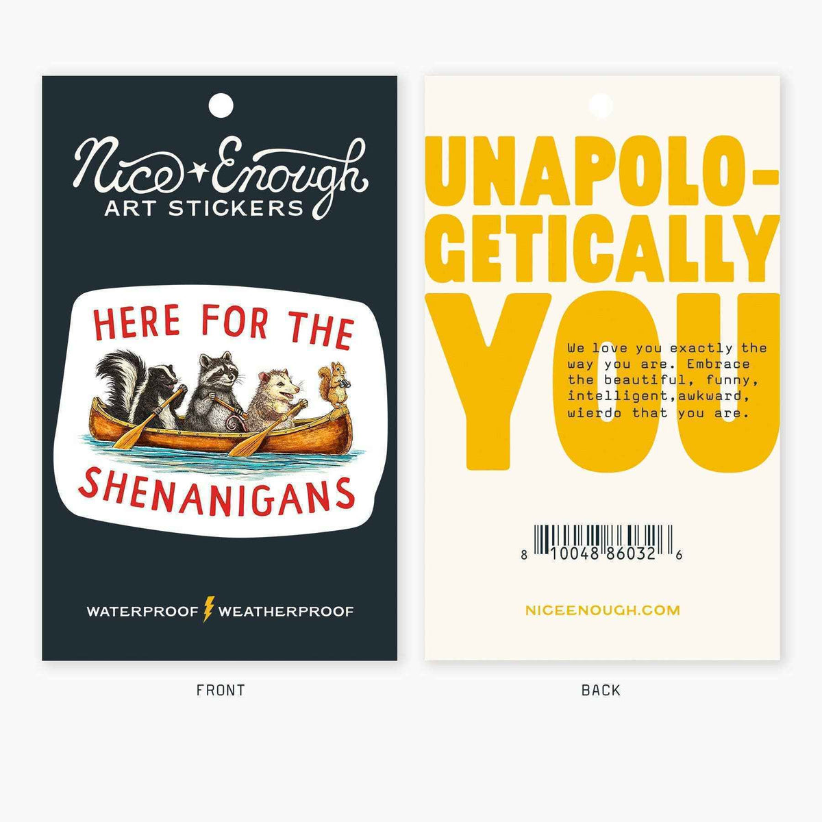Shenanigans - 3" Art Sticker