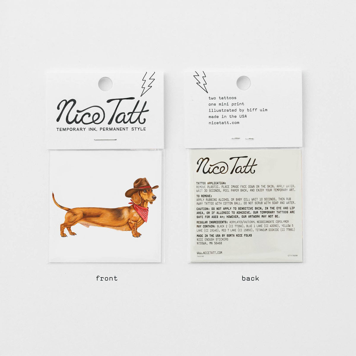 Little Doggie - Temporary Tattoo
