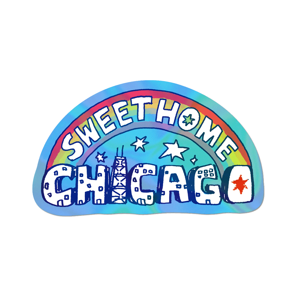 Sweet Home Chicago by Apply - Die-Cut Sticker