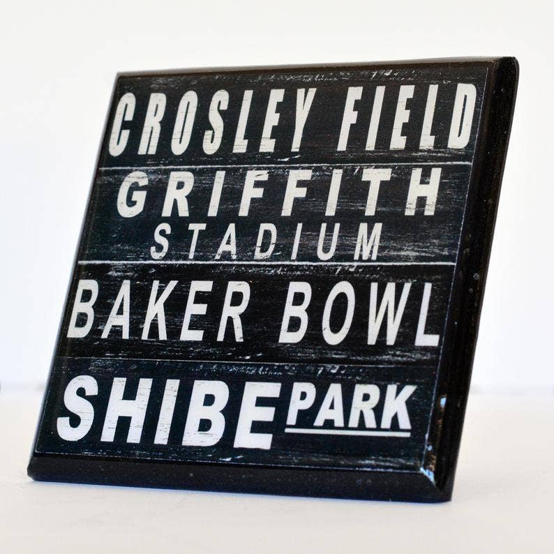 Play Ball: Classic Baseball Field Drink Coaster Set