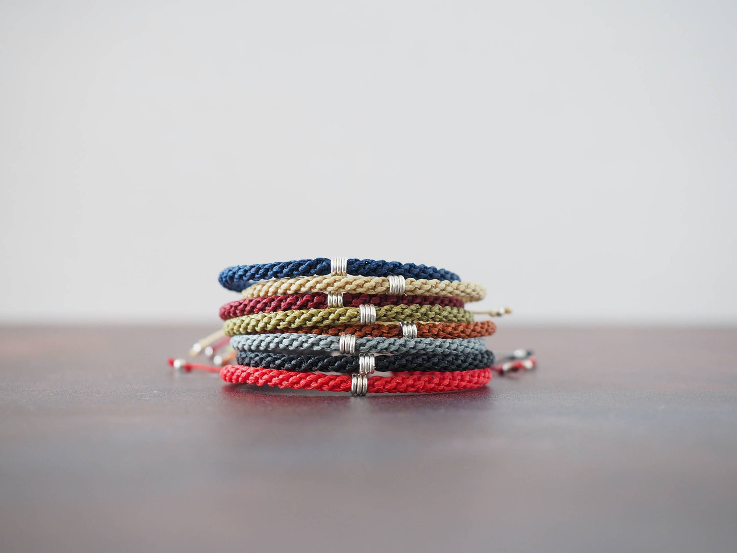 Men's Braided Bracelet | Rope Bracelet | Silver Bracelet |