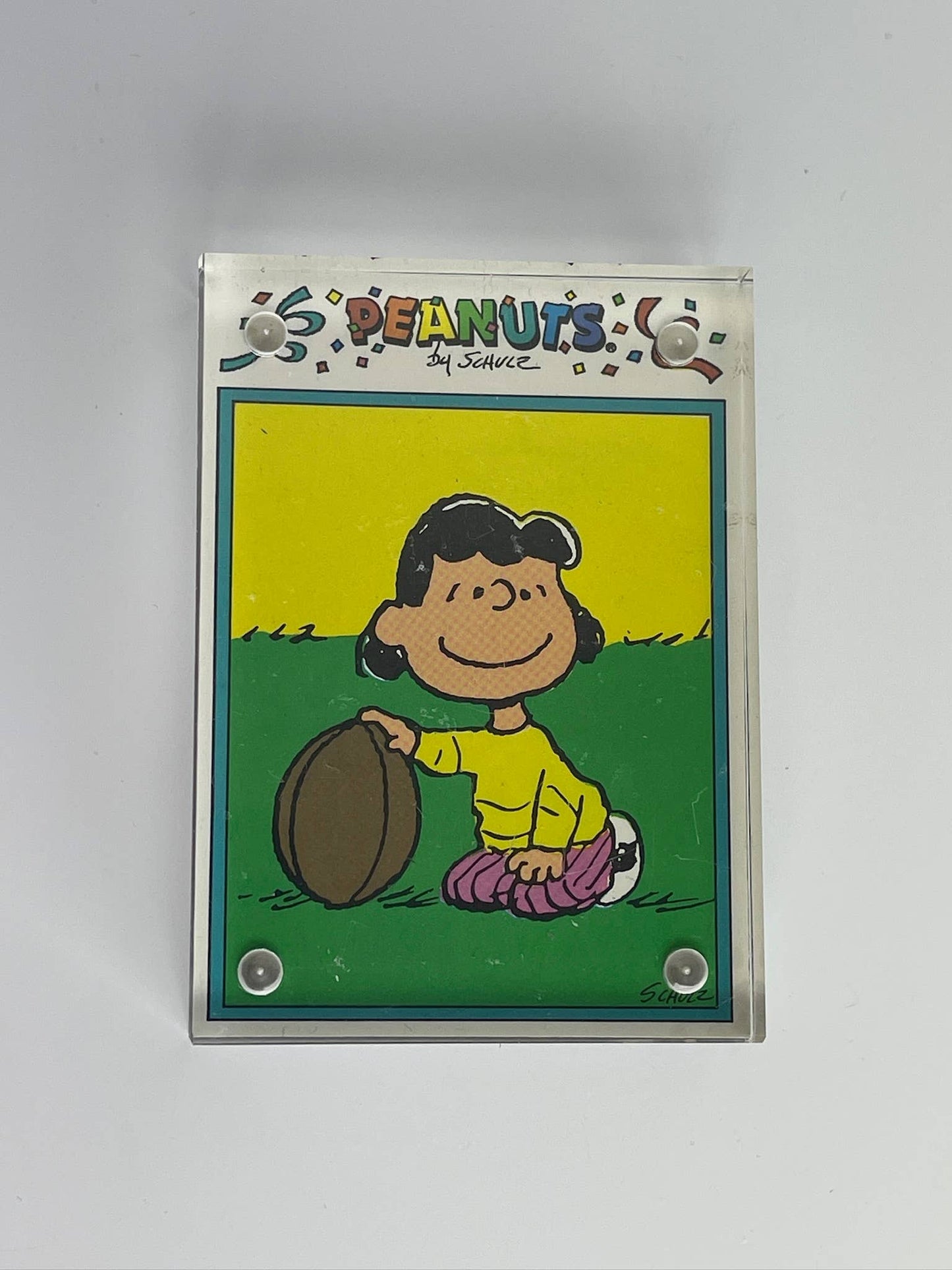 Vintage Snoopy + Peanuts Framed Trading Cards