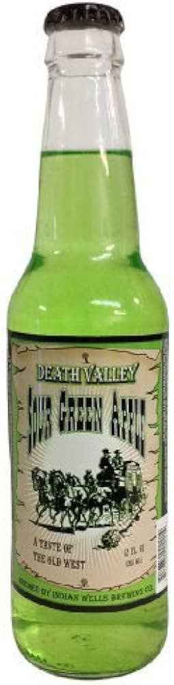 DEATH VALLEY GREEN APPLE SODA 12OZ/24PK