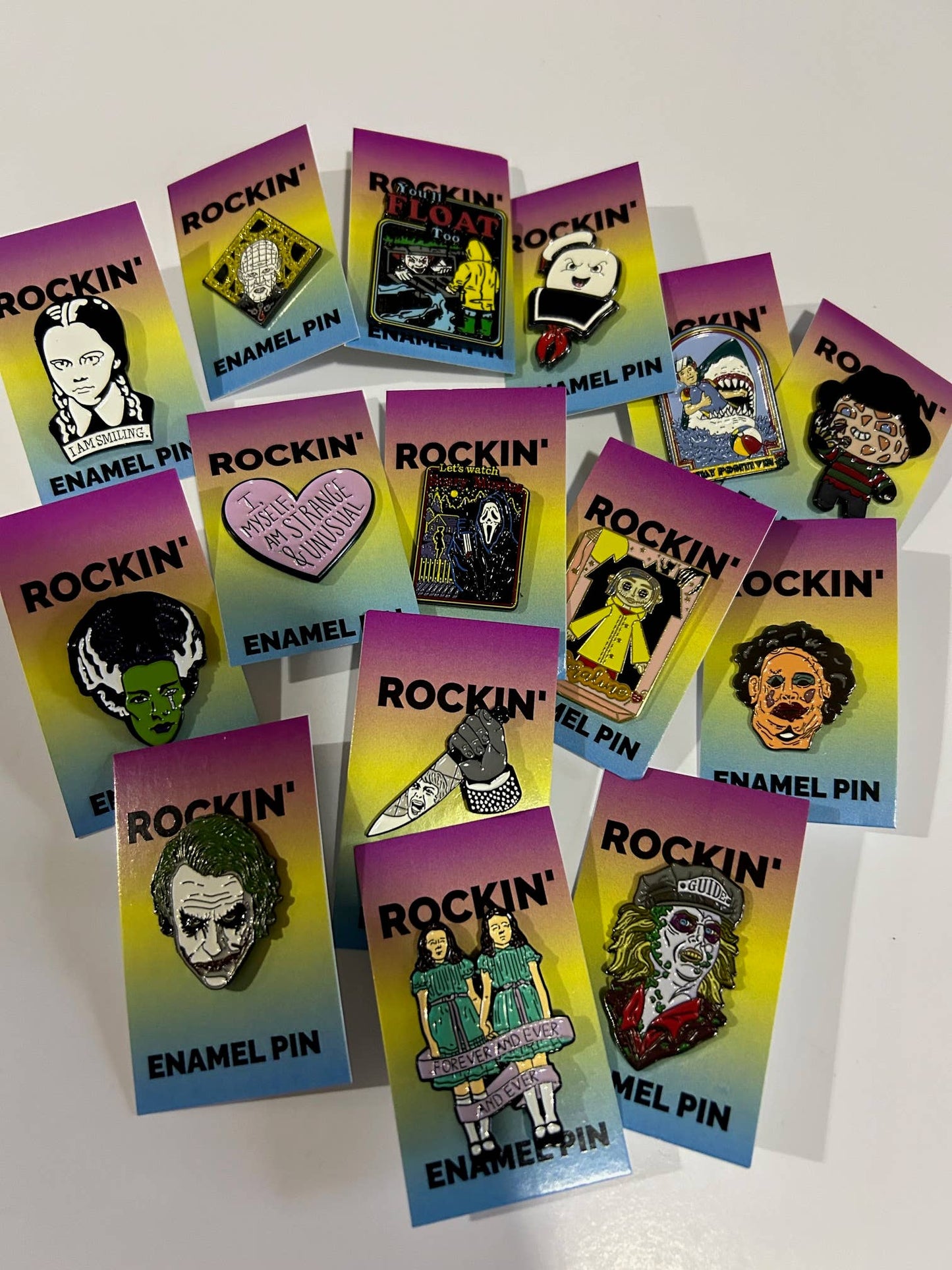 Retro Music and Pop Culture Enamel Pins