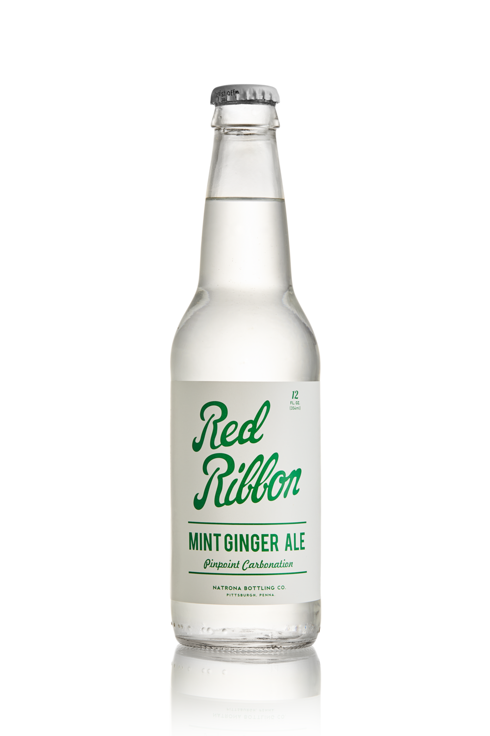 Red Ribbon Mint Ginger Ale, 12 Fl oz