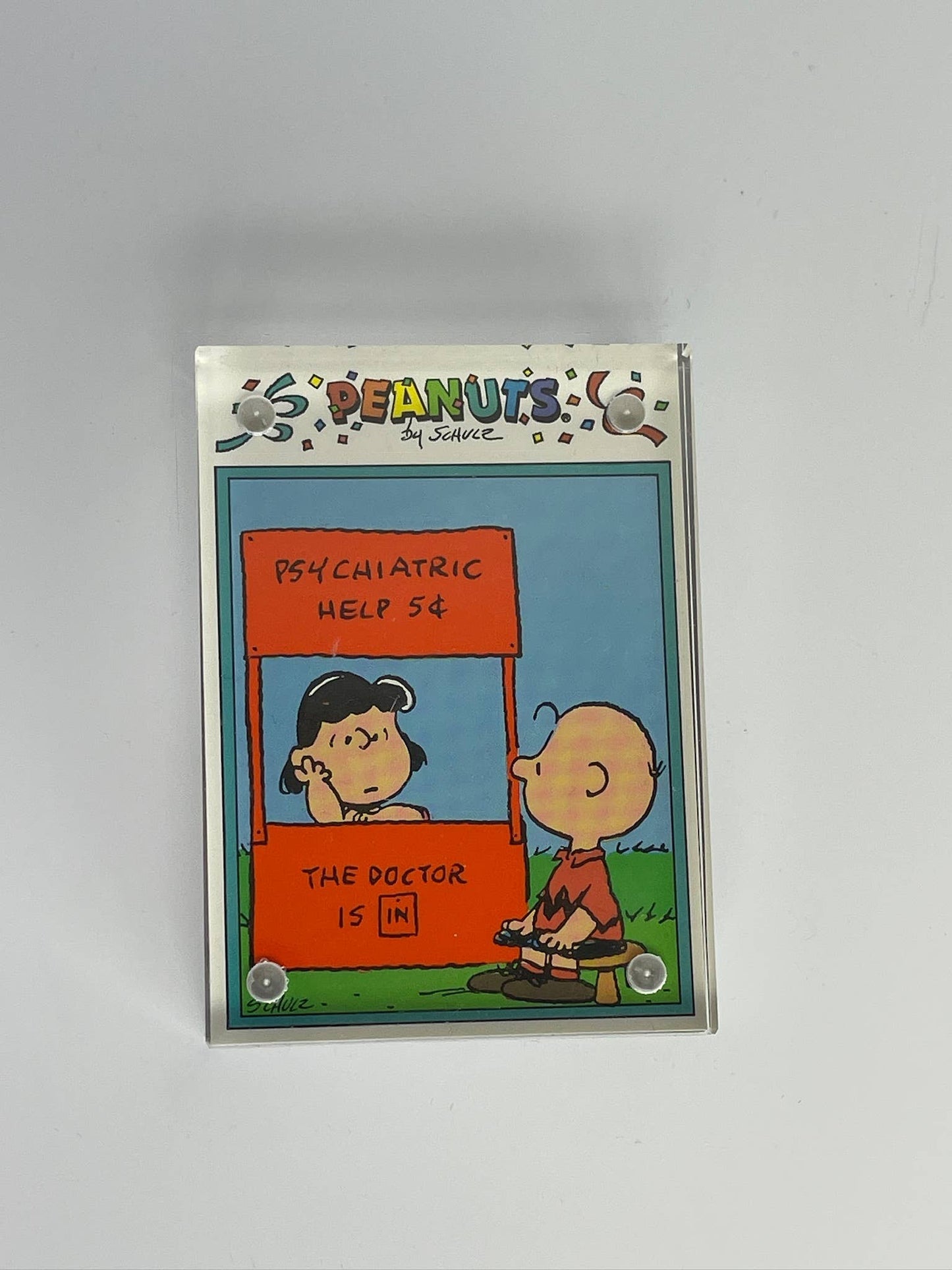 Vintage Snoopy + Peanuts Framed Trading Cards