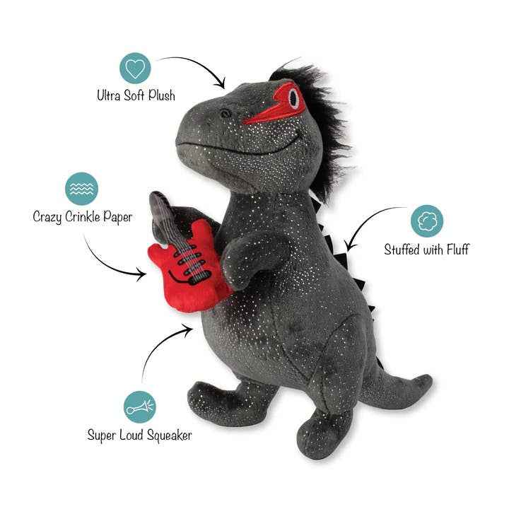 PetShop by Fringe Studio Rocker Rex Plush Dog Toy