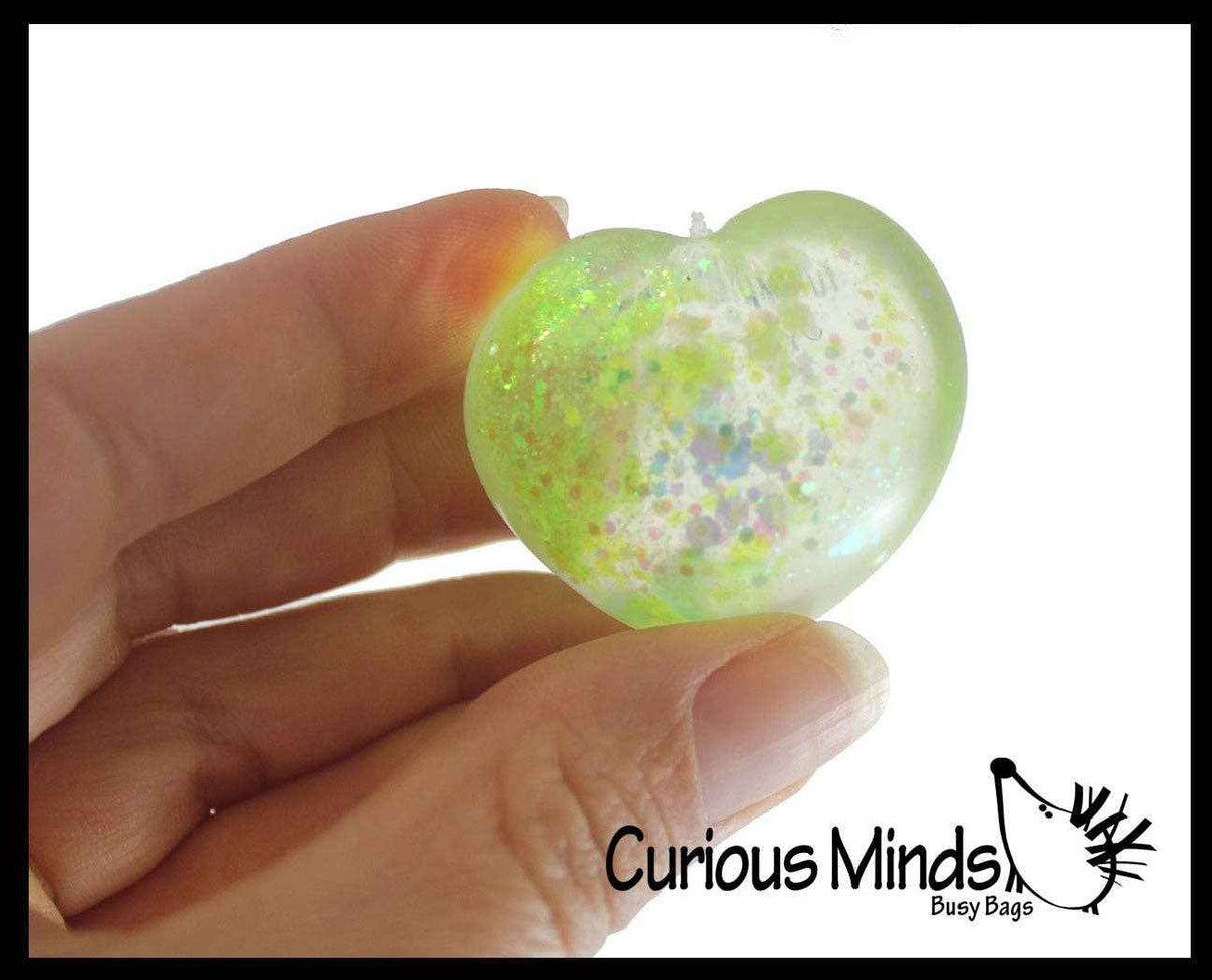1 Small 1.5" Heart Sugar Ball -Thick Glue/Gel Syrup Molasses