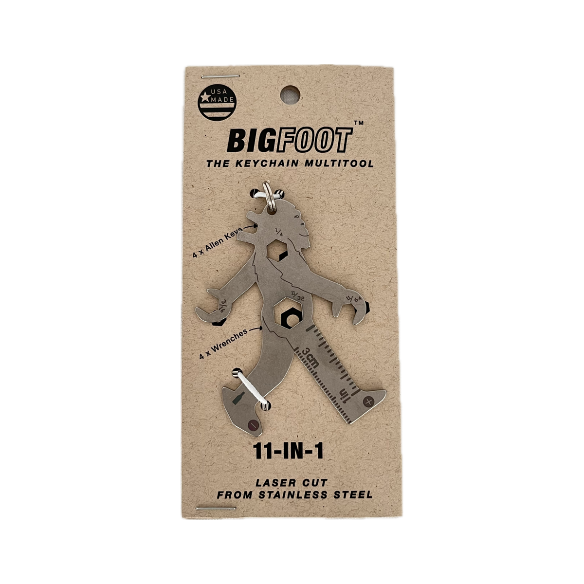 Bigfoot 11-in-1 Keychain Multi-Tool