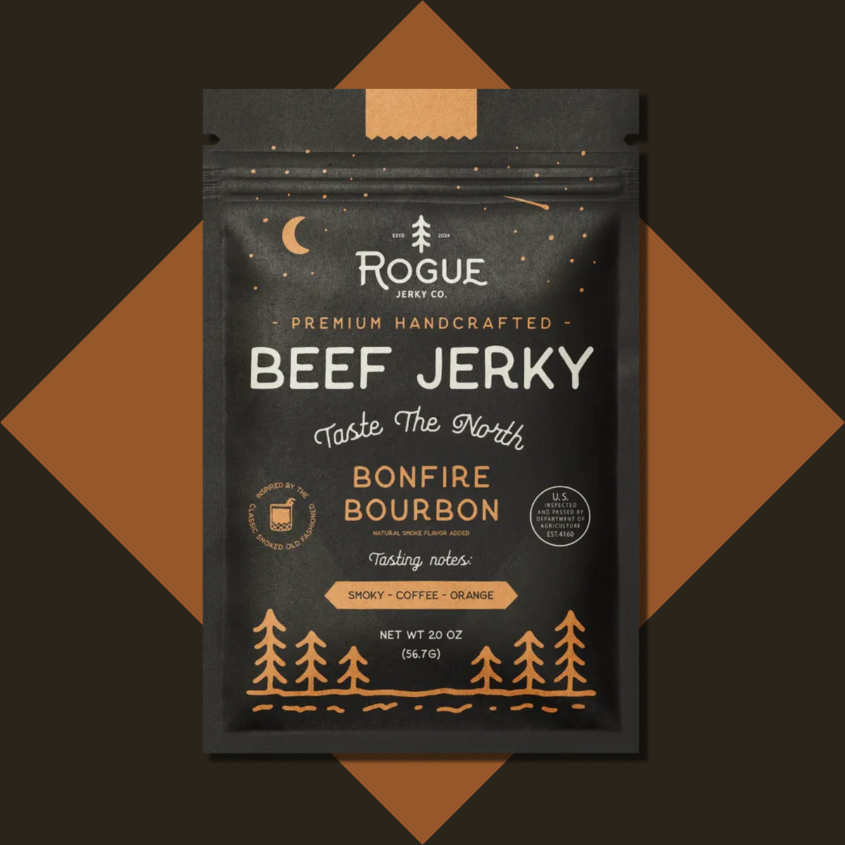 Bonfire Bourbon Beef Jerky