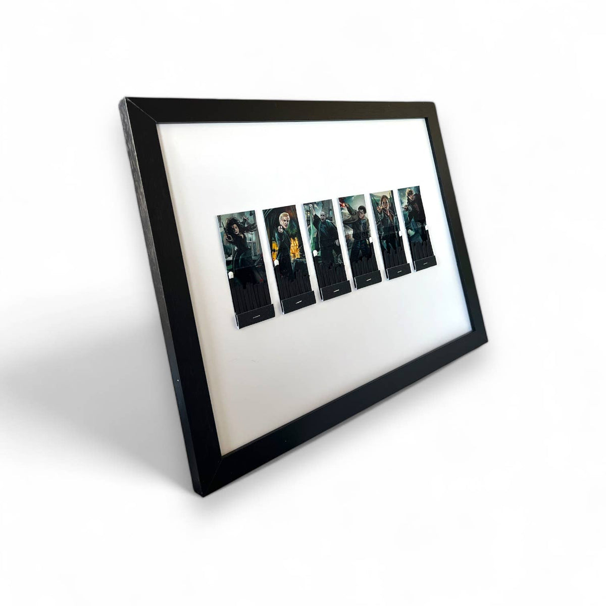 Harry Potter Set Matchbook Print  Framed 