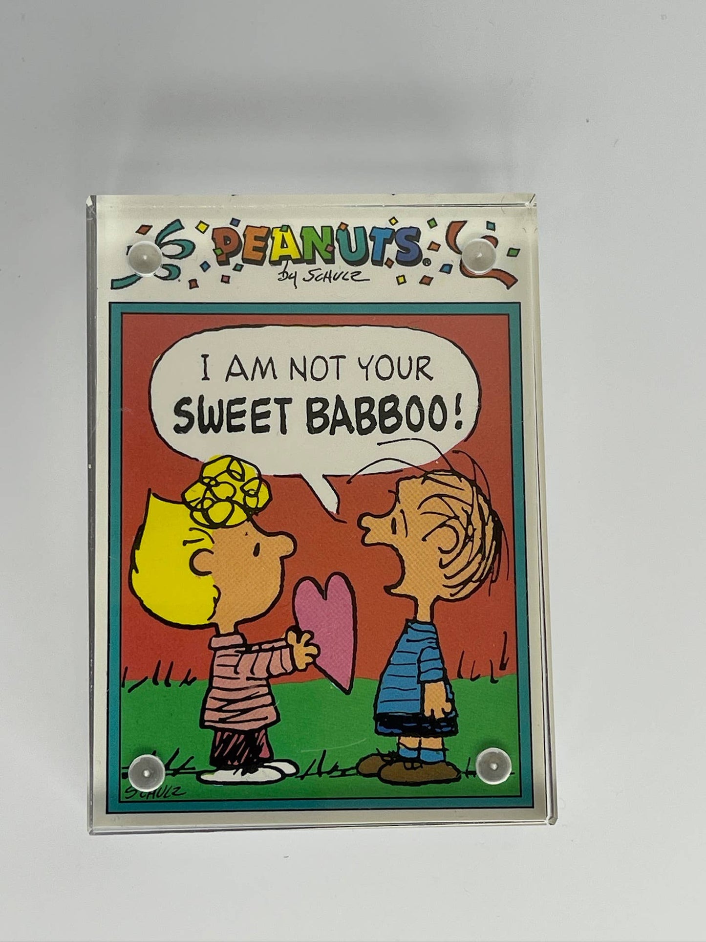 Vintage Snoopy + Peanuts Framed Trading Cards
