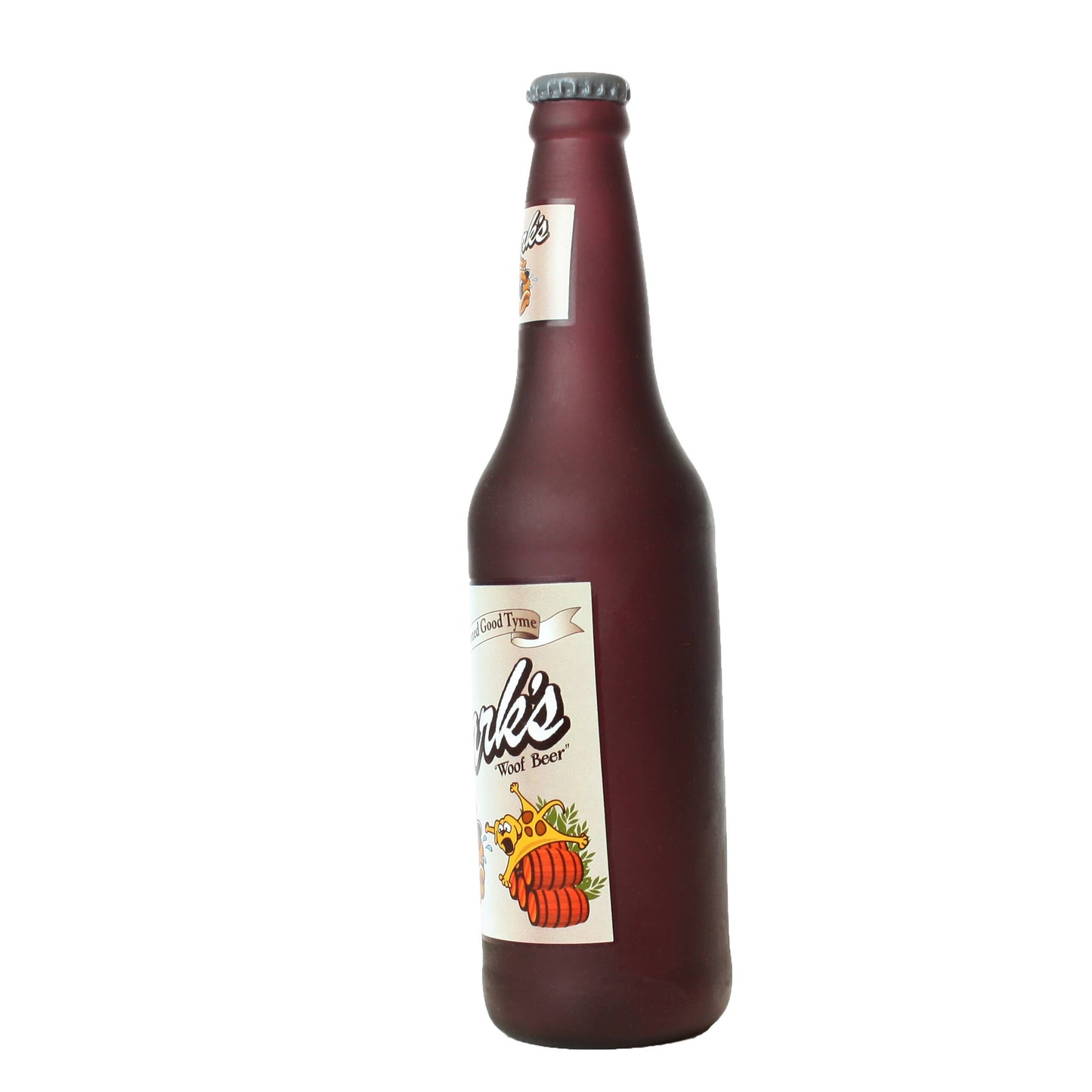 Silly Squeaker Beer Bottle Barks, Squeaky Novelty Dog Toy