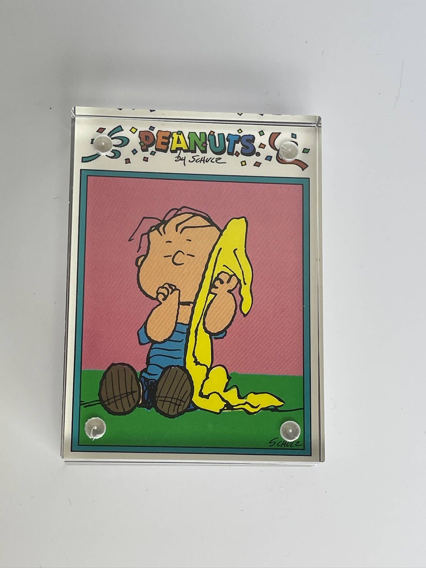 Vintage Snoopy + Peanuts Framed Trading Cards