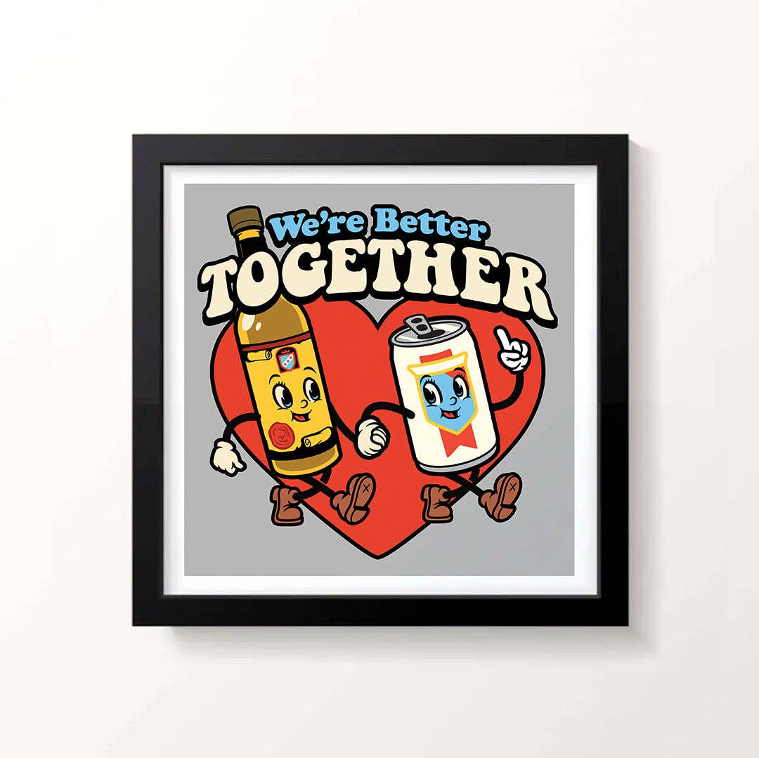 Unframed Chicago Better Together 9 x 9 Prints