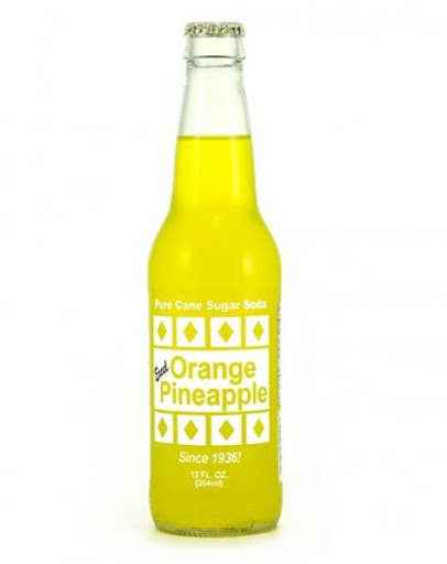 Excel Orange Pineapple, 12oz Glass Bottle 12ct